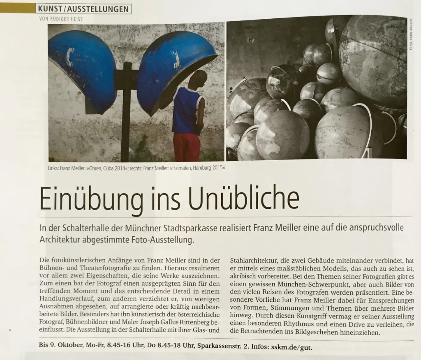 Übung ins Unübliche